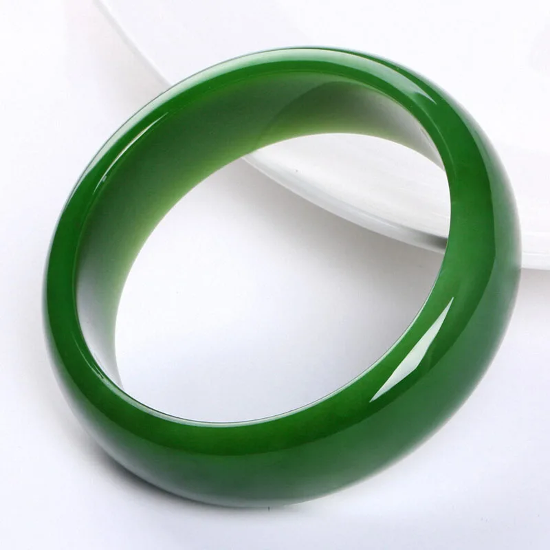 Chinese Natural Green Jade Bangle Jasper Bracelet Fashion Charm Jewellery Accessories Hand-Carved Amulet Gifts for Women Men
Chinese Natural Green Jade Bangle Jasper Bracelet Fashion Charm Jewellery Accessories Hand-Carved Amulet Gifts for Women Men