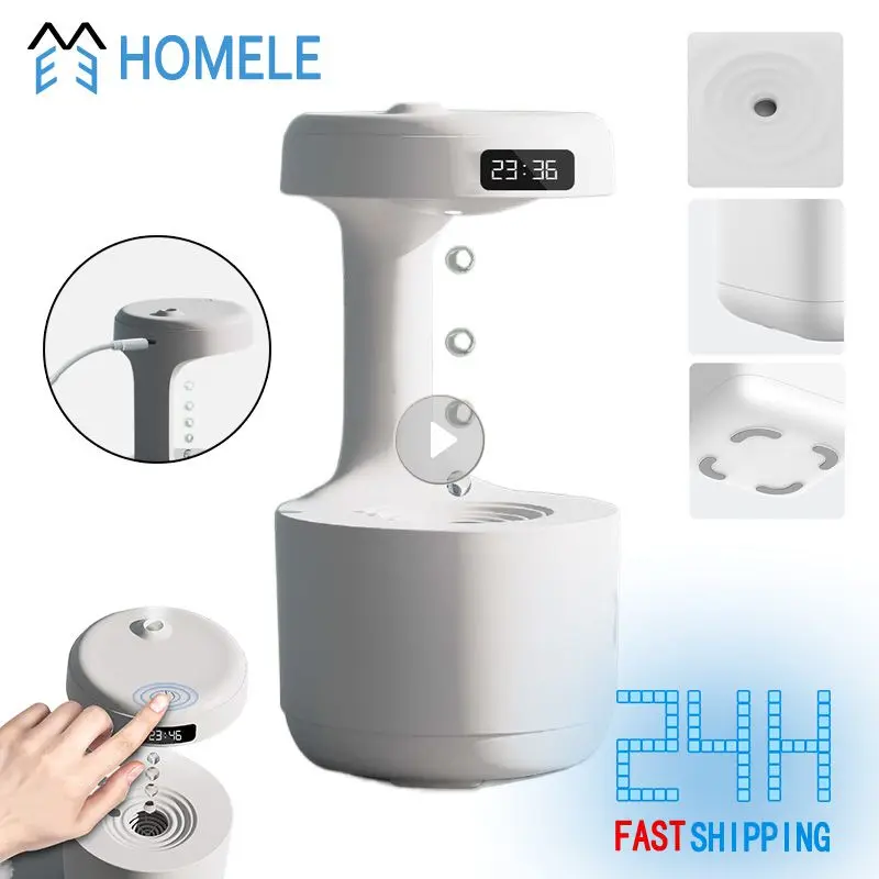 800ML Air Humidifier Ultrasonic Creative Anti-Gravity Water Romantic LED Lamp Mist Maker Mute Large Spray Household Atomization
800ML Air Humidifier Ultrasonic Creative Anti-Gravity Water Romantic LED Lamp Mist Maker Mute Large Spray Household Atomization