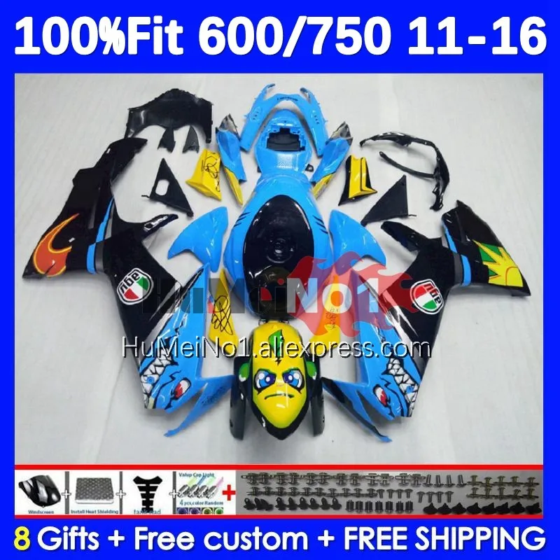 Инъекция для SUZUKI GSXR 750 600 CC GSXR750 K11 18No.0 GSXR600 11 12 13 14 15 16 2011 2012 2013 2015 2016 обтекатель Акулий синий
Инъекция для SUZUKI GSXR 750 600 CC GSXR750 K11 18No.0 GSXR600 11 12 13 14 15 16 2011 2012 2013 2015 2016 обтекатель Акулий синий