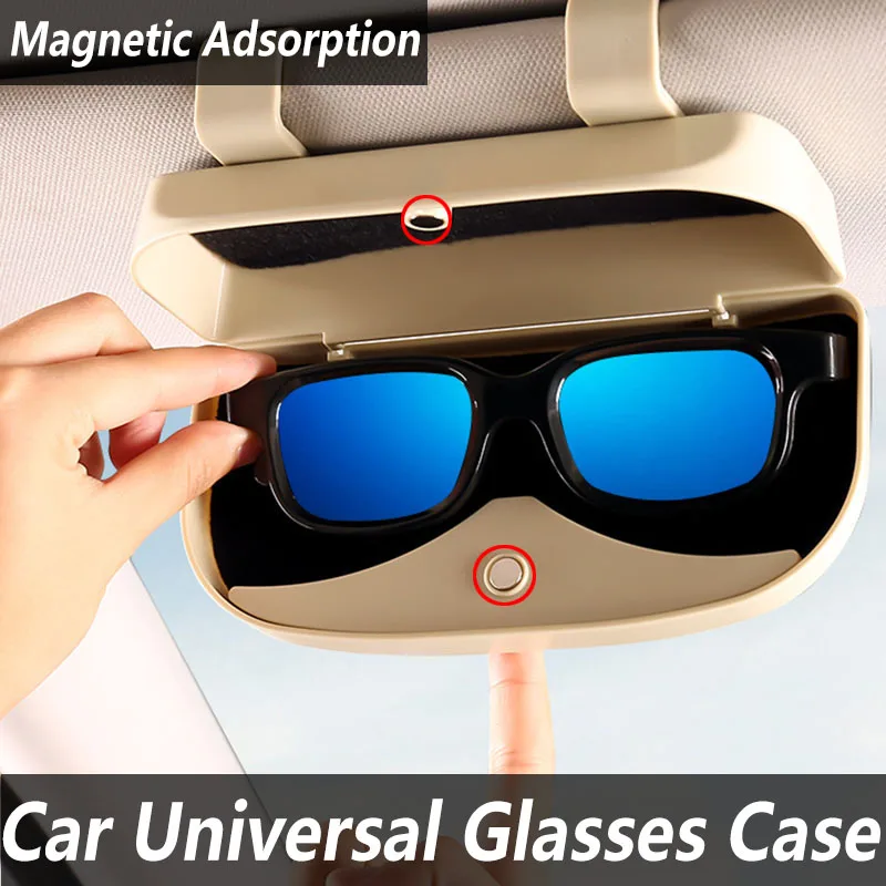 Universal Glasses Holder Magnetic Car Sun Visor Glasses Case Organizer Glasses Box Holder Visor Sunshade Sunglasses Case
Universal Glasses Holder Magnetic Car Sun Visor Glasses Case Organizer Glasses Box Holder Visor Sunshade Sunglasses Case
