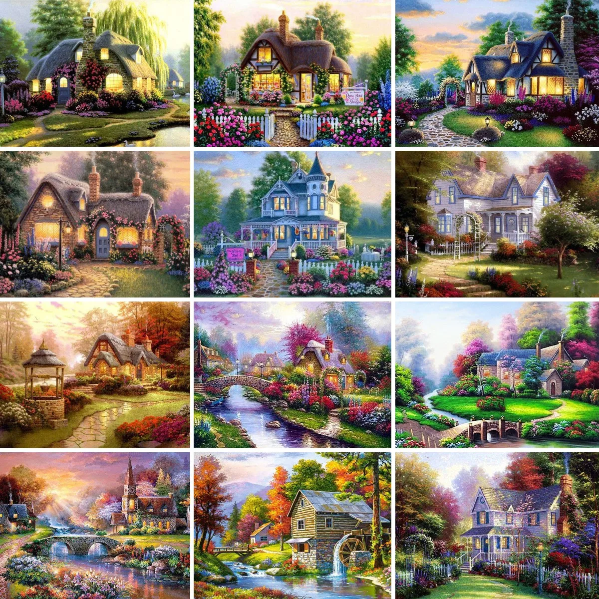 5D DIY Diamond Painting Chalet garden House landscape river Full Square Drill Embroidery Mosaic Cross Stitch Picture Home Decor
5D DIY Diamond Painting Chalet garden House landscape river Full Square Drill Embroidery Mosaic Cross Stitch Picture Home Decor