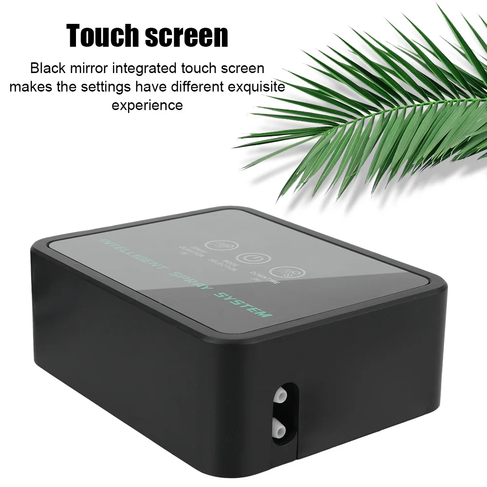 Intelligent Automatic Reptile Fogger Touch Screen Sprinkler Control Electronic Humidifier Timer Mist Rainforest Spray System Set
Intelligent Automatic Reptile Fogger Touch Screen Sprinkler Control Electronic Humidifier Timer Mist Rainforest Spray System Set
