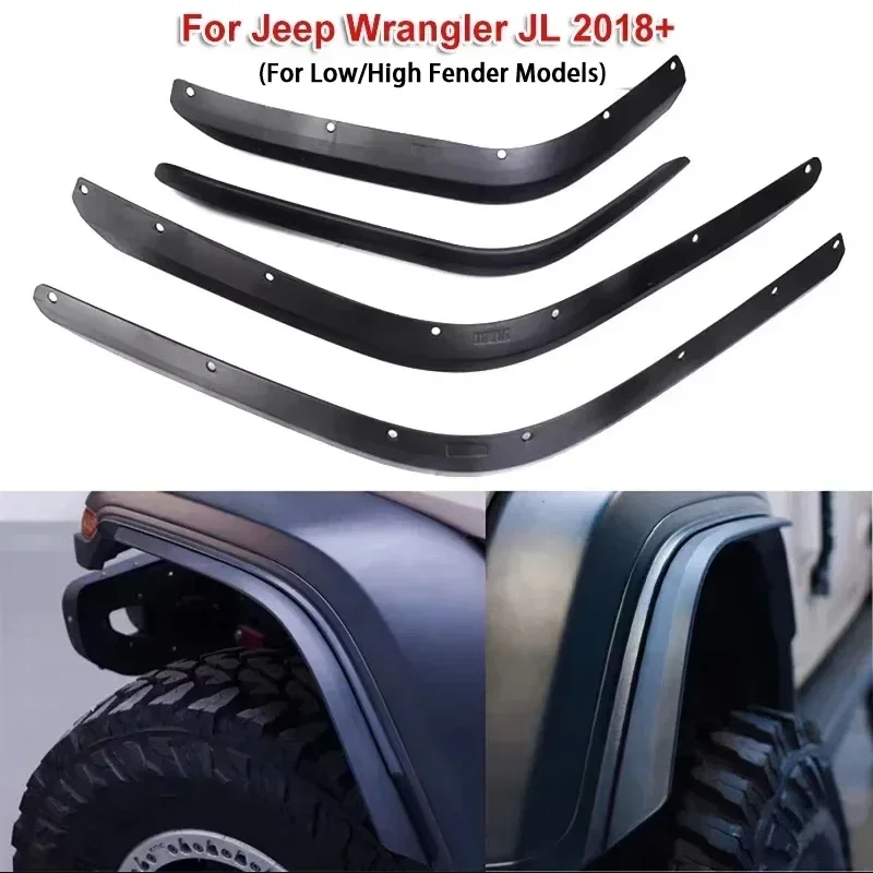 4 шт., расширители крыльев переднего и заднего колеса автомобиля для Jeep Wrangler JL 2018 + (для моделей низких/высоких крыльев)
4 шт., расширители крыльев переднего и заднего колеса автомобиля для Jeep Wrangler JL 2018 + (для моделей низких/высоких крыльев)