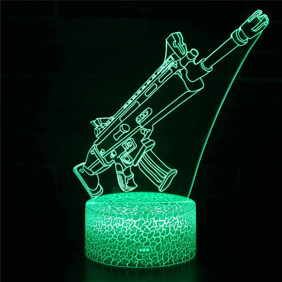 Firearms AK47 M16 Pistol 3D Lamp Acrylic USB LED NightLights Neon Sign Christmas Decorations for Birthday Gifts
Firearms AK47 M16 Pistol 3D Lamp Acrylic USB LED NightLights Neon Sign Christmas Decorations for Birthday Gifts