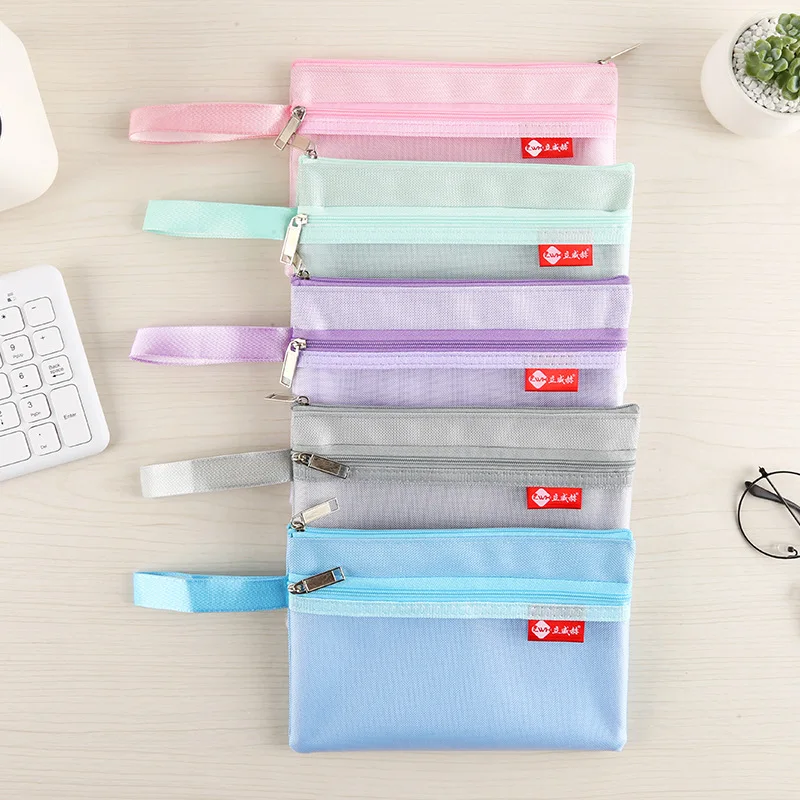 19.5x14cm Double Layer Mesh Zipper Bag ID Card Bank Card Credit Card Organizer Cute Coin Purse Key Earphone Date Line Pouch
19.5x14cm Double Layer Mesh Zipper Bag ID Card Bank Card Credit Card Organizer Cute Coin Purse Key Earphone Date Line Pouch
