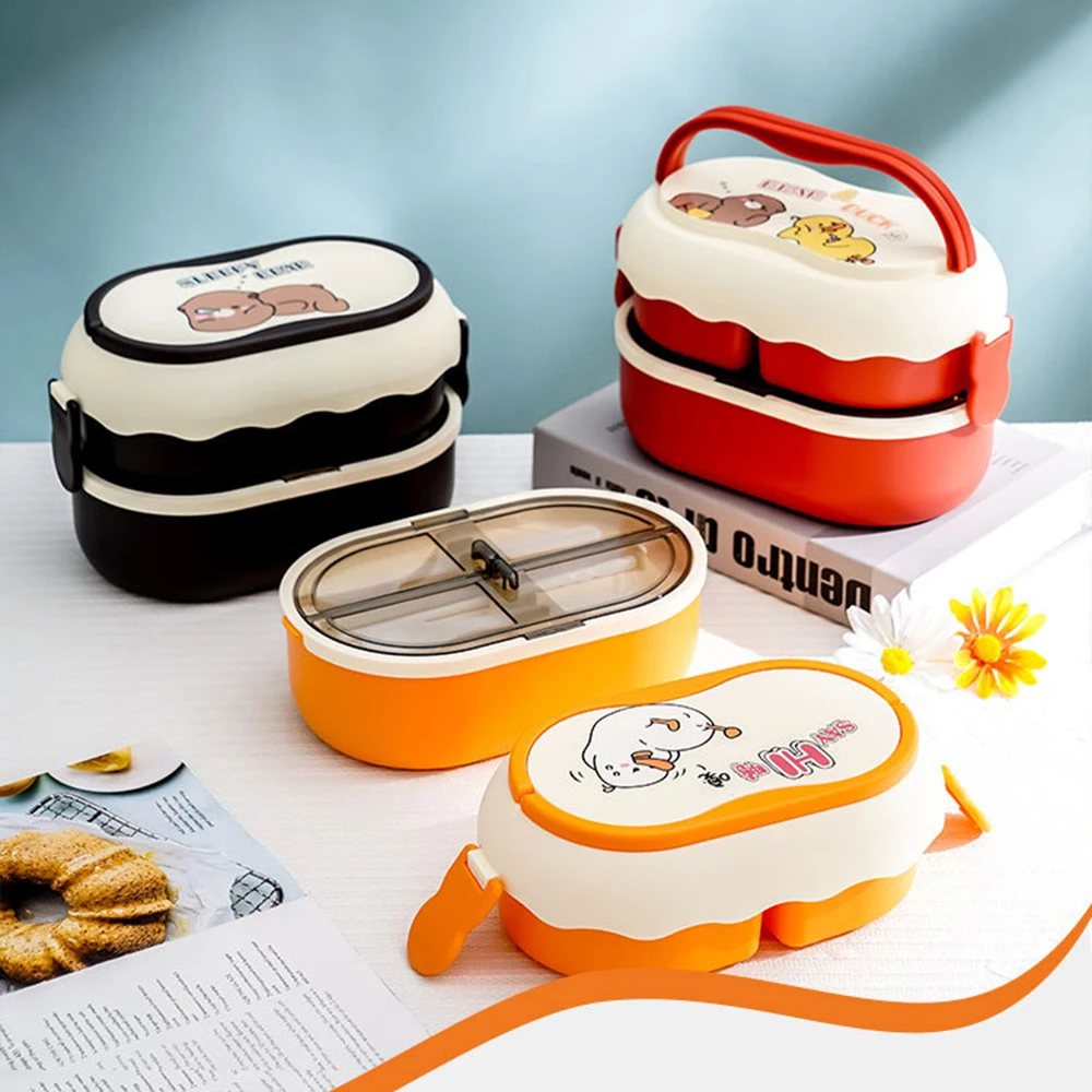 Cartoon Lunch Box Leakproof Student School Lunchbox Compartment Food Container Portable Picnic Food Storage Box
Cartoon Lunch Box Leakproof Student School Lunchbox Compartment Food Container Portable Picnic Food Storage Box