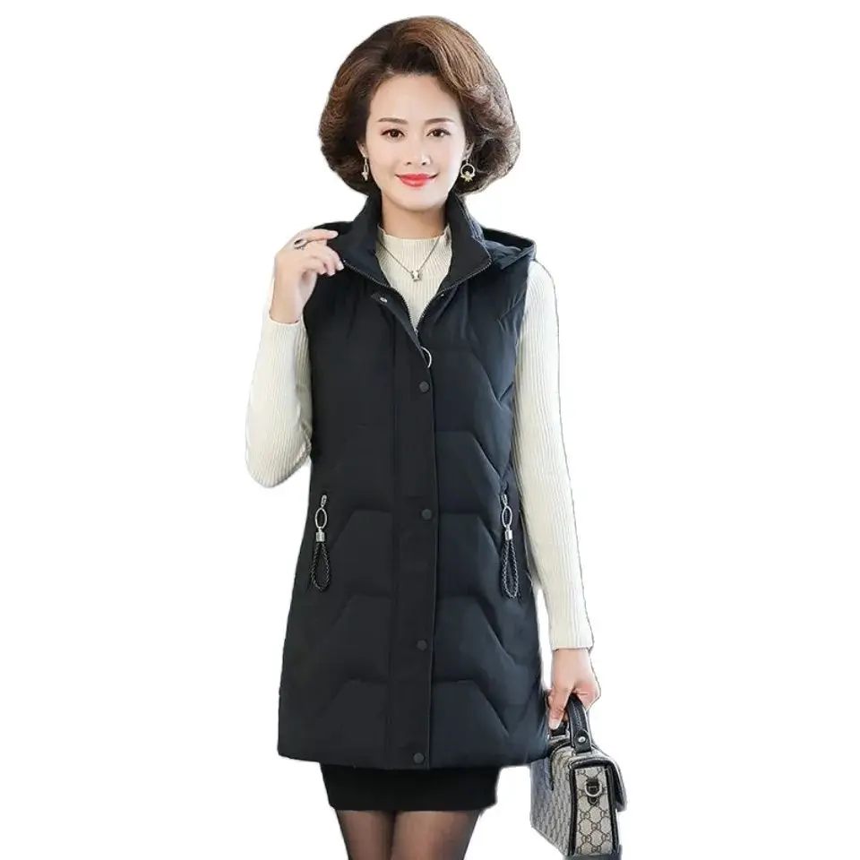 6XL Fashion Cotton Padded Jacket 2022 Women Sleeveless Waistcoat Parkas Autumn Winter Loose Size Warm Coat Hooded Female Vest
6XL Fashion Cotton Padded Jacket 2022 Women Sleeveless Waistcoat Parkas Autumn Winter Loose Size Warm Coat Hooded Female Vest