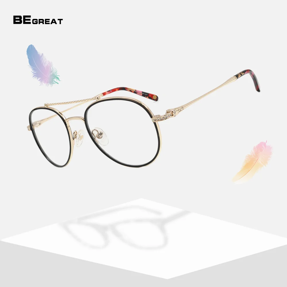BEGREAT Classic Designer Optical Glasses Circle Frame Shelf Women Metal Spectacles Circular Eyeglasses Frames Оправа для очков
BEGREAT Classic Designer Optical Glasses Circle Frame Shelf Women Metal Spectacles Circular Eyeglasses Frames Оправа для очков