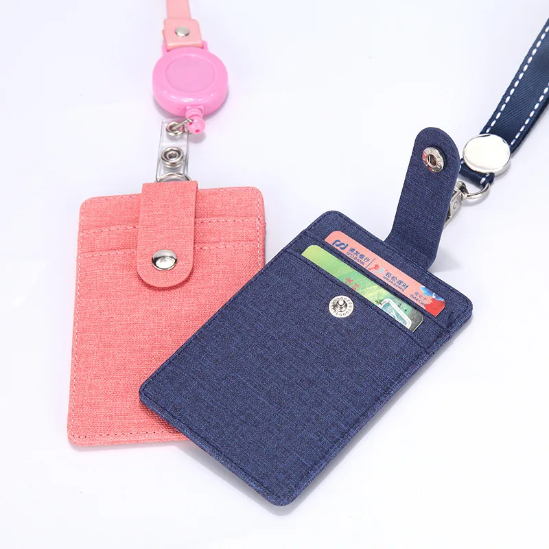 PU Leather Retractable Lanyards ID Badge Card Sleeve with Lanyard Case Cover Slip Men Women's Credit Badge Card Holder Strap
PU Leather Retractable Lanyards ID Badge Card Sleeve with Lanyard Case Cover Slip Men Women's Credit Badge Card Holder Strap
