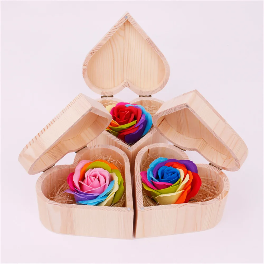 Dark Bath Scented Wedding Decoration Heart Shape Box Wooden Valentine's Perfumed Day Handmade Flower Petal Soap
Dark Bath Scented Wedding Decoration Heart Shape Box Wooden Valentine's Perfumed Day Handmade Flower Petal Soap