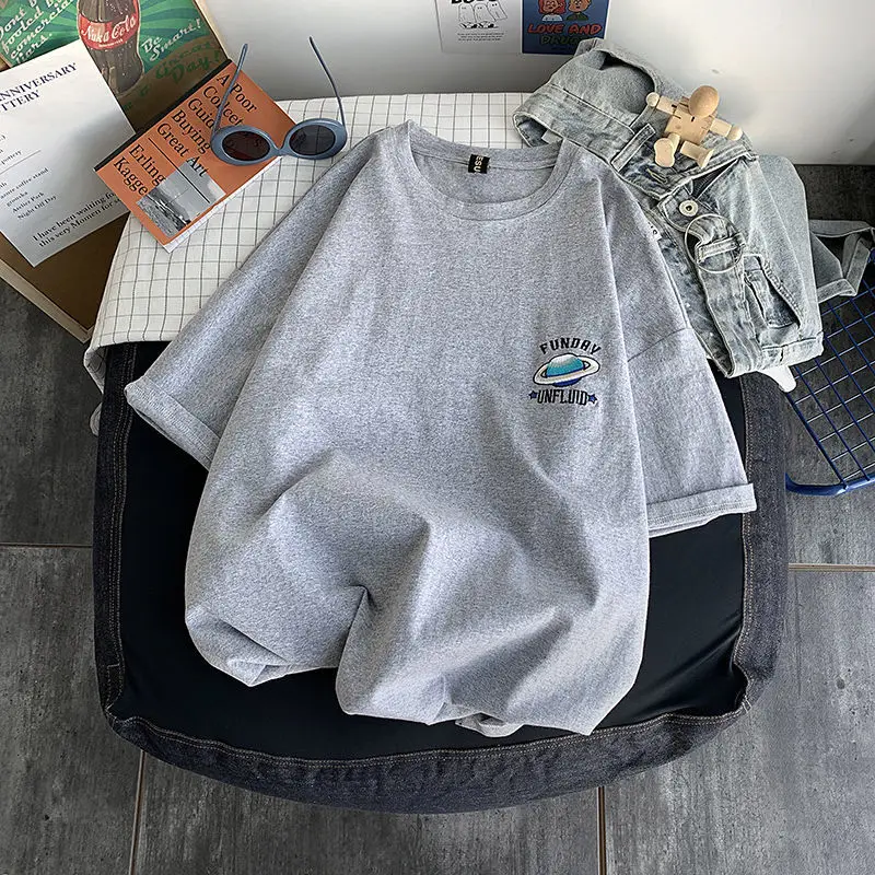 2023 New Men's Clothing Solid Color Short Sleeve Round Neck Pullovers Man Loose Fashion Casual Comfortable Printing T-Shirts
2023 New Men's Clothing Solid Color Short Sleeve Round Neck Pullovers Man Loose Fashion Casual Comfortable Printing T-Shirts