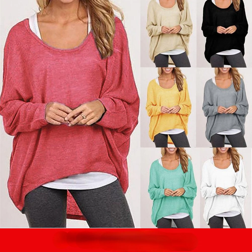 Fashion Women's Blouse Round Neck Long Sleeve Loose Solid Color Pullover Blouse Top Casual Simple Chic Tops for Autumn Winter
Fashion Women's Blouse Round Neck Long Sleeve Loose Solid Color Pullover Blouse Top Casual Simple Chic Tops for Autumn Winter