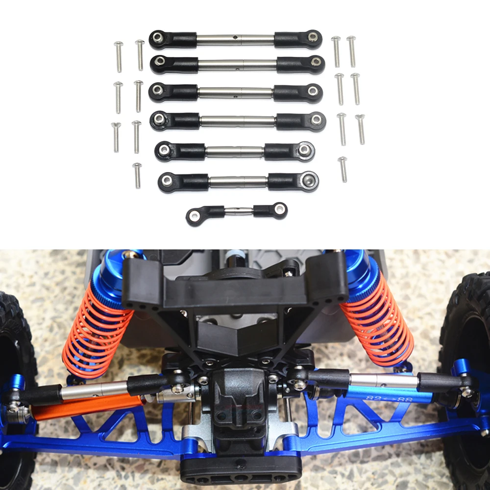 GPM TRAXXAS 1/10 RUSTLER VXL 67076-4 SLASH 4X4 68086-21 F150 RAPTOR 58064-2 Metal stainless steel bold Tie rod Pull Rod 
GPM TRAXXAS 1/10 RUSTLER VXL 67076-4 SLASH 4X4 68086-21 F150 RAPTOR 58064-2 Metal stainless steel bold Tie rod Pull Rod