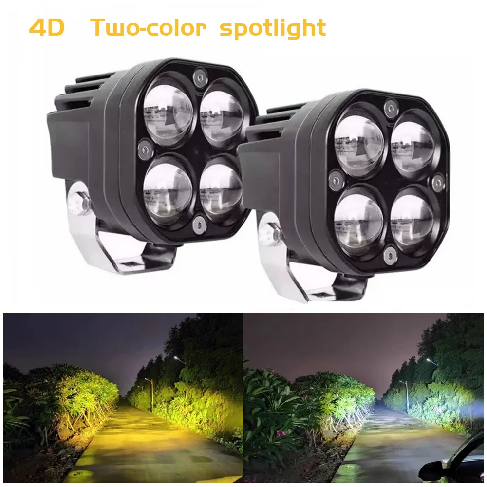 40W Motorcycle Headlight 3 Inch LED Work Head Fog Light White Yellow Universal 12/24v For Car SUV Bus Truck Offroad ATV
40W Motorcycle Headlight 3 Inch LED Work Head Fog Light White Yellow Universal 12/24v For Car SUV Bus Truck Offroad ATV