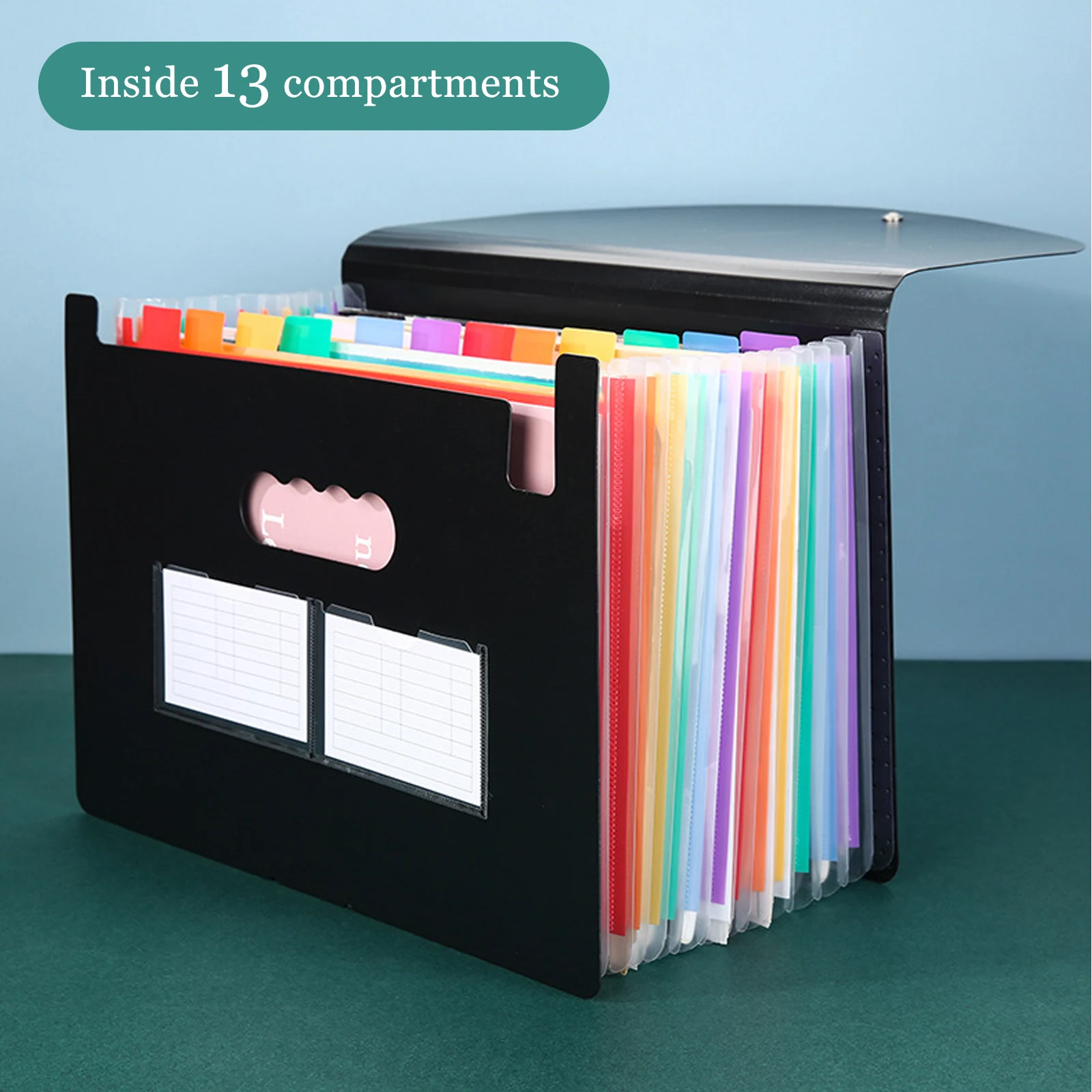 Expanding File Folders Desk A4 Letter Size Document Organizer Closure for Students Desktops School Supplies
Expanding File Folders Desk A4 Letter Size Document Organizer Closure for Students Desktops School Supplies