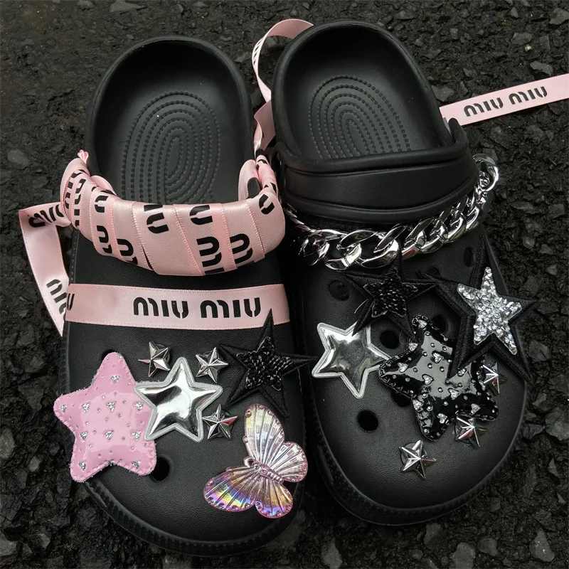 Y2K подвески для обуви Crocs DIY Pentacle, плюшевые блестки, декоративная пряжка для Croc обуви, очаровательные аксессуары для детей, подарок для девочек
Y2K подвески для обуви Crocs DIY Pentacle, плюшевые блестки, декоративная пряжка для Croc обуви, очаровательные аксессуары для детей, подарок для девочек