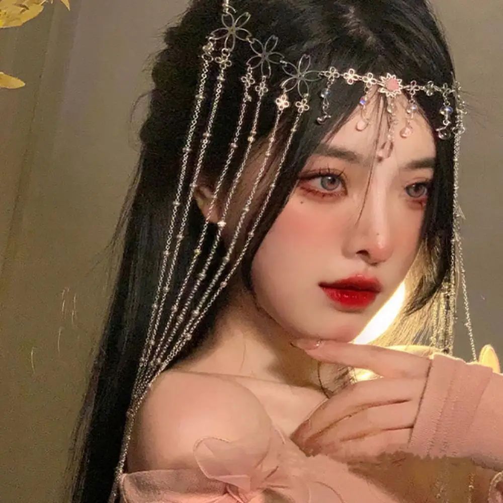 Shiny Head Chain Long Tassel Waterdrop Crystal Headband Retro Fairy Water Drop Hairpin Denomination Hair Jewelry
Shiny Head Chain Long Tassel Waterdrop Crystal Headband Retro Fairy Water Drop Hairpin Denomination Hair Jewelry