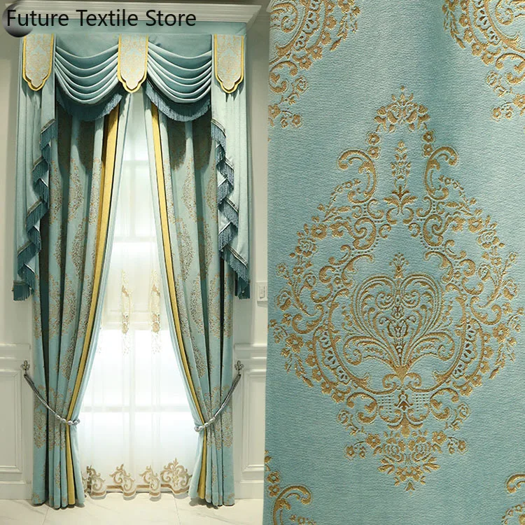 Curtains for Living Room Dining Bedroom High-end European-style Living Room Bedroom Study Luxury Curtain Fabric Customization
Curtains for Living Room Dining Bedroom High-end European-style Living Room Bedroom Study Luxury Curtain Fabric Customization