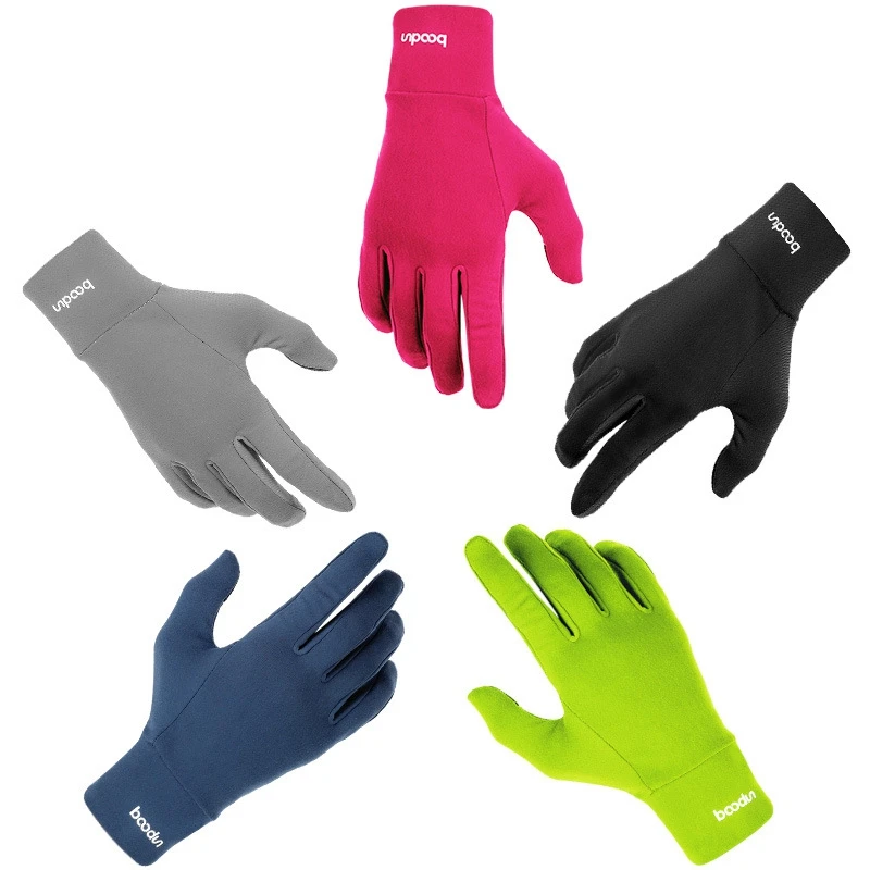 

Outdoor Men Women Football Gloves Training Touch Screen All Refers Velvet Warm Breathable Full Finger Gloves