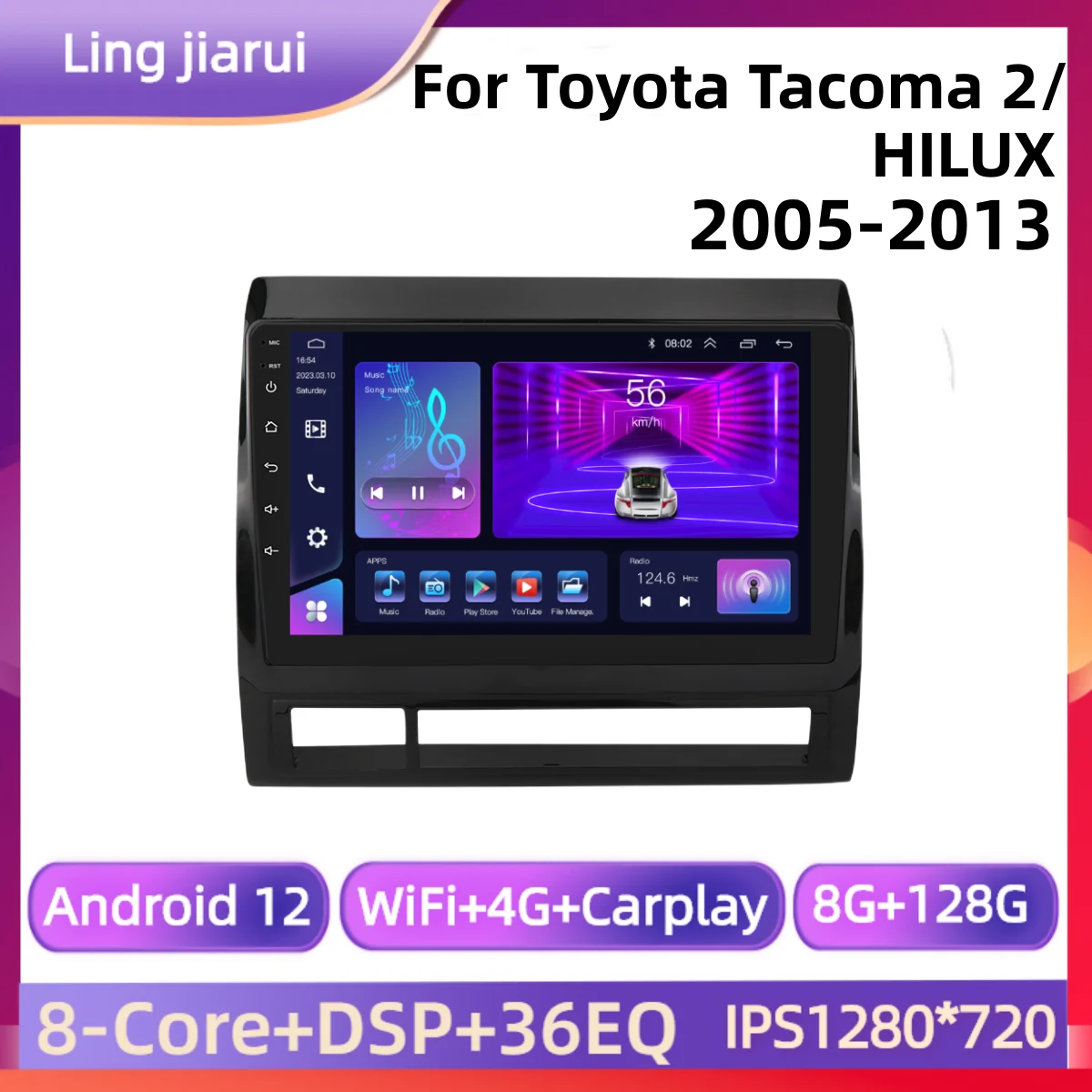 Автомагнитола 2 Din, 9 дюймов, Android, для Toyota Tacoma 2 N200 HILUX 2005 - 2013
Автомагнитола 2 Din, 9 дюймов, Android, для Toyota Tacoma 2 N200 HILUX 2005 - 2013