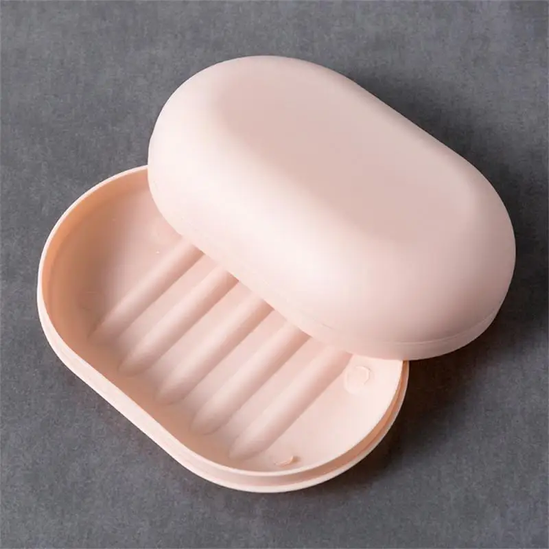 

Thick Travel Soap Box Pp Anti-smashing Soap Soap Box Portable Soap Dishes Delicate Toilet Cute Storage Soap Rack Anti-falling