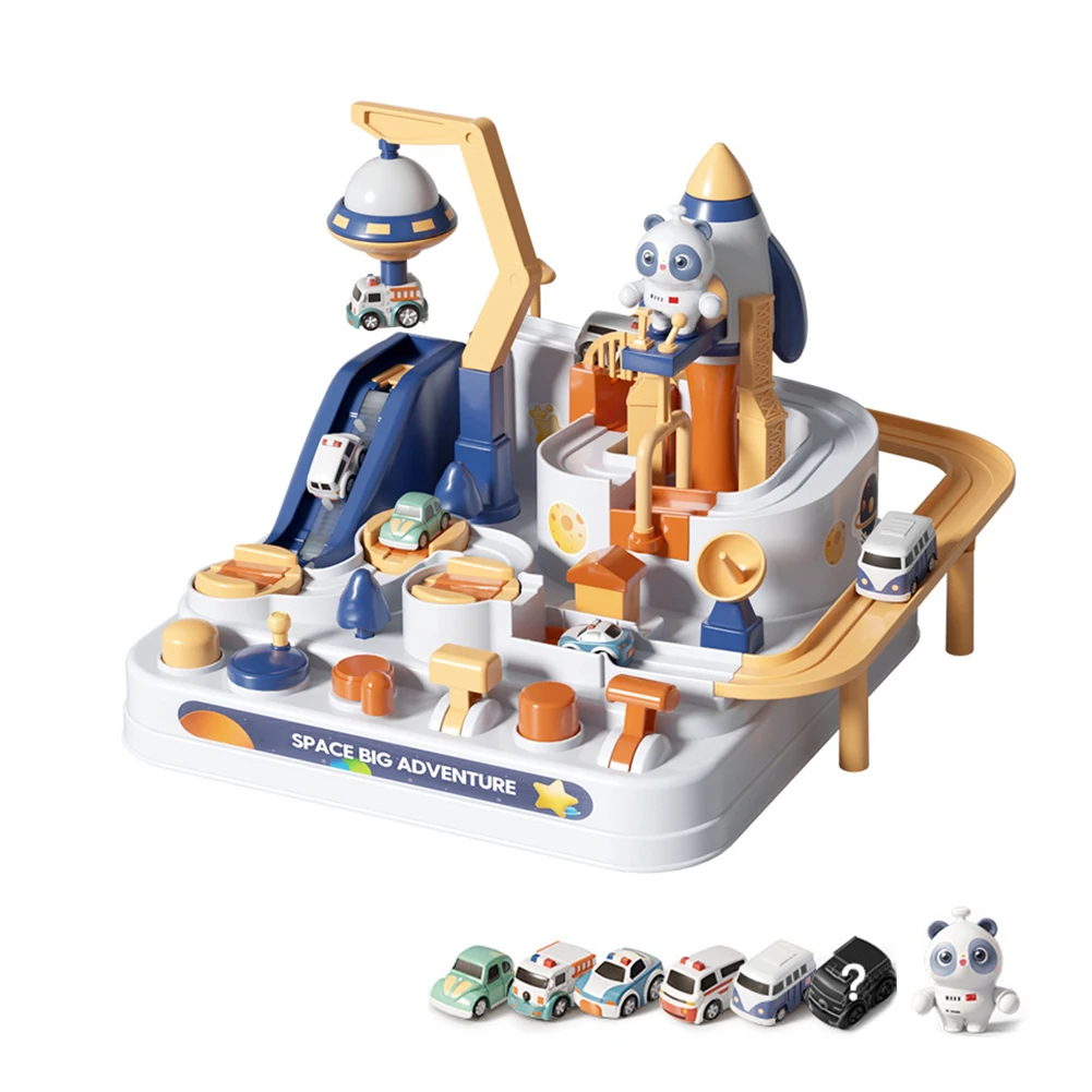Racing Rail Car Educational Toys Children Track Car Adventure Game Brain Game Mechanical Interactive Train Toy Boys Girls Gifts
Racing Rail Car Educational Toys Children Track Car Adventure Game Brain Game Mechanical Interactive Train Toy Boys Girls Gifts