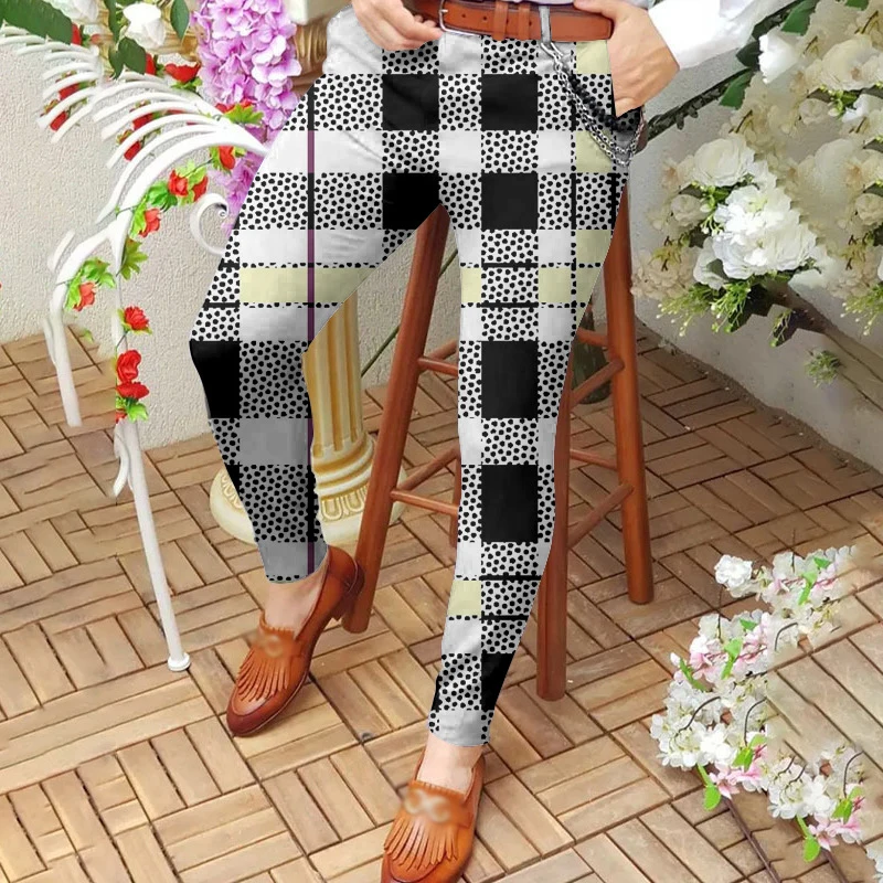 Уличная одежда, облегающие брюки-карандаш с графическим принтом для мужчин, повседневные длинные брюки, новинка сезона весна-лето 2023, Мужская одежда, модные длинные брюки
Уличная одежда, облегающие брюки-карандаш с графическим принтом для мужчин, повседневные длинные брюки, новинка сезона весна-лето 2023, Мужская одежда, модные длинные брюки