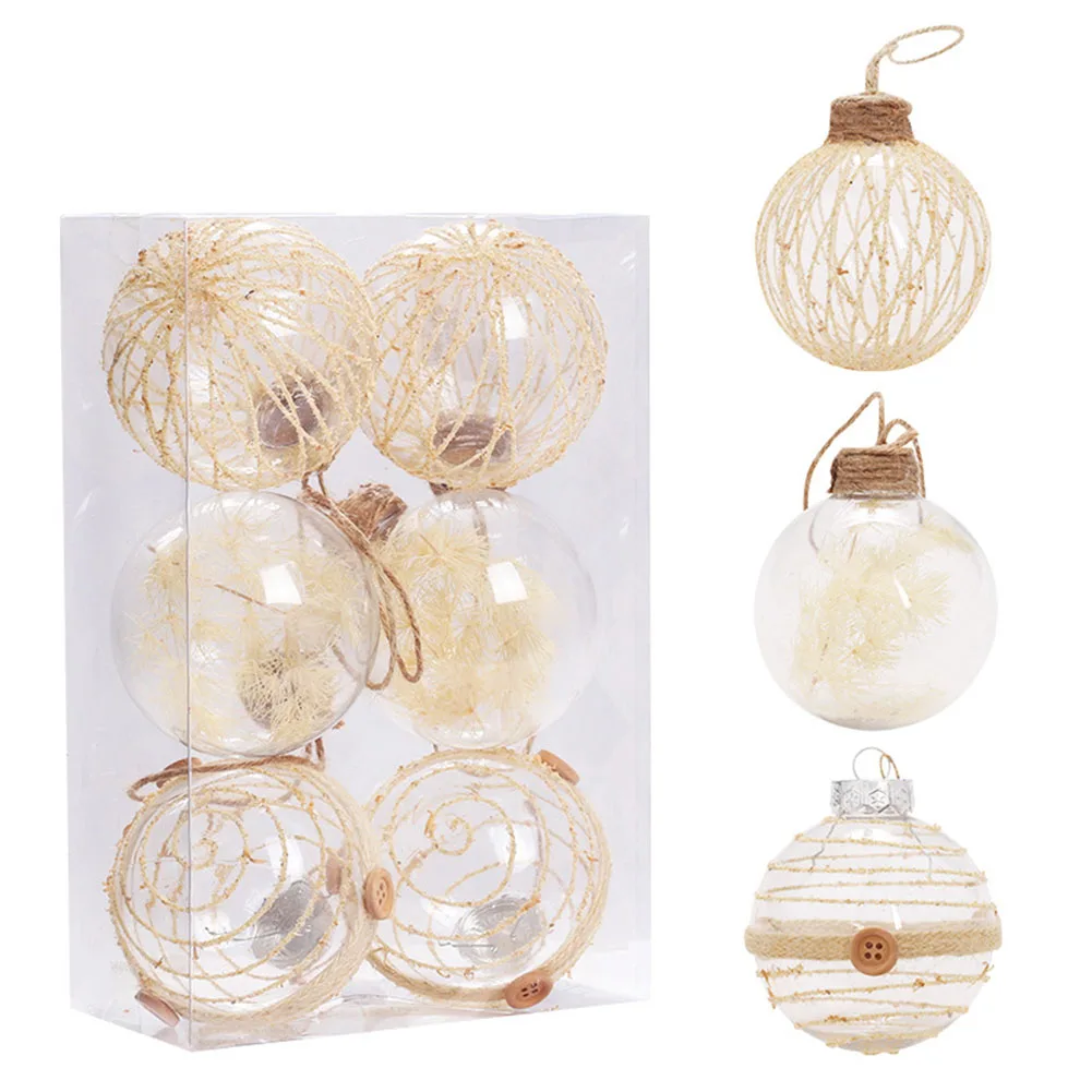 6pcs 8cm Christmas Ball Christmas Tree Ornament Home Christmas Hanging Pendant New Year Party Decoration Gift Navidad 2024
6pcs 8cm Christmas Ball Christmas Tree Ornament Home Christmas Hanging Pendant New Year Party Decoration Gift Navidad 2024