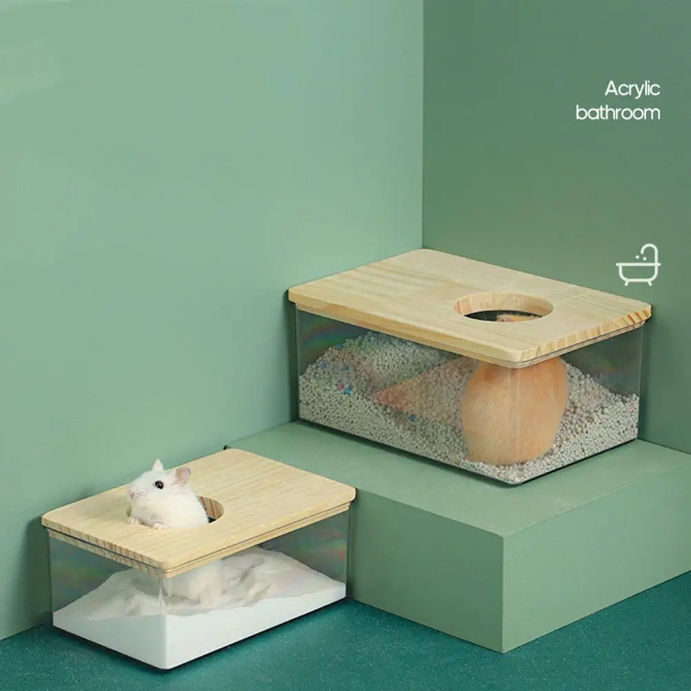 NEW Hamster Transparent Acrylic Sand Bathroom Litter Sand Box Bath Container Supplies For Squirrels Guinea Pigs
NEW Hamster Transparent Acrylic Sand Bathroom Litter Sand Box Bath Container Supplies For Squirrels Guinea Pigs