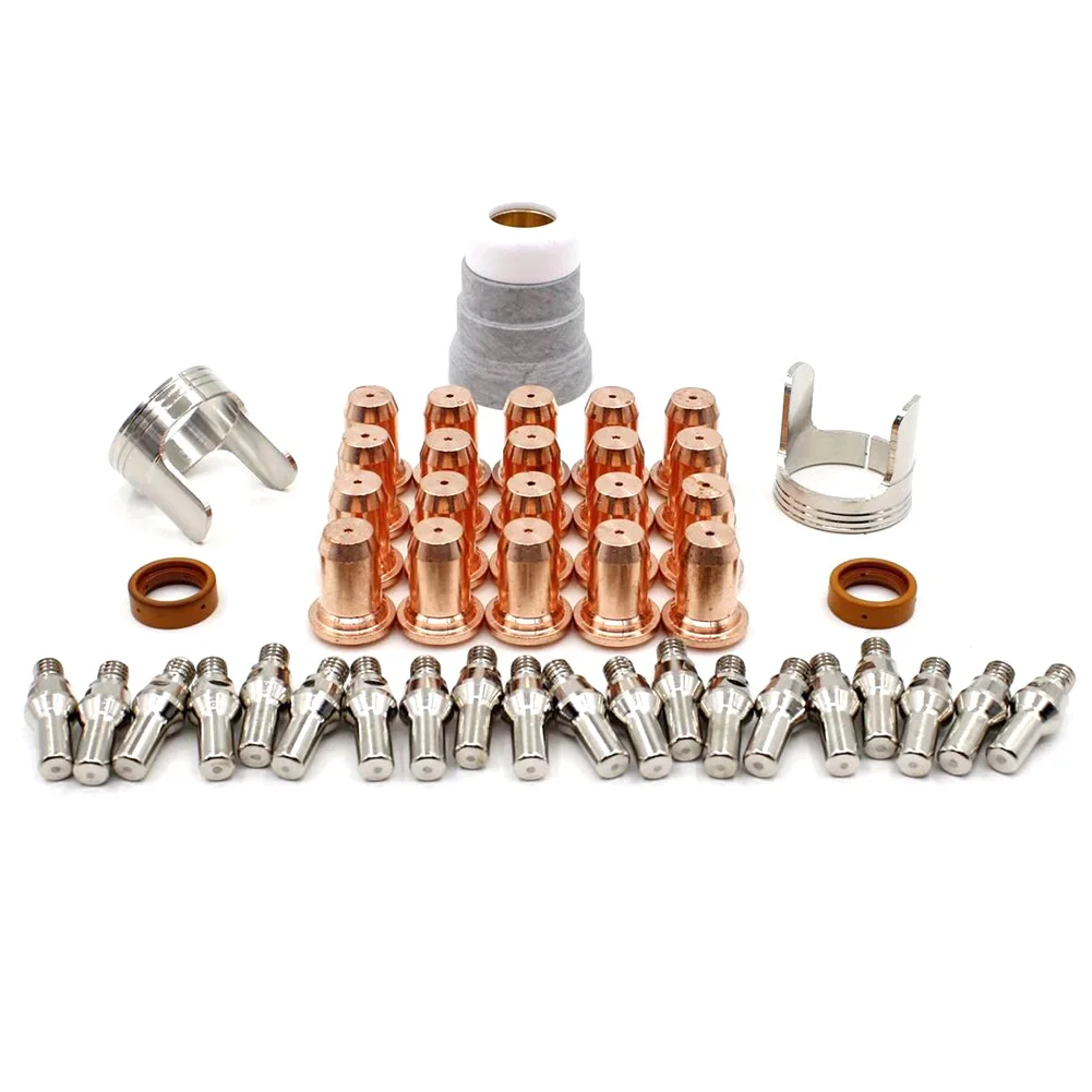 45pcs Plasma Cutter Consumable Kit Electrodes Tips 1 1mm for PT 60 IPT 60 Torch Strict Quality Control Reliable
45pcs Plasma Cutter Consumable Kit Electrodes Tips 1 1mm for PT 60 IPT 60 Torch Strict Quality Control Reliable
