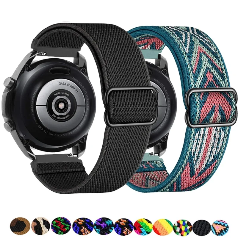 20mm/22mm Strap For Samsung Galaxy watch 5/pro/4 44mm 40mm /classic 3/Active 2/46mm/42mm Adjustable Elastic Nylon bracelet band
20mm/22mm Strap For Samsung Galaxy watch 5/pro/4 44mm 40mm /classic 3/Active 2/46mm/42mm Adjustable Elastic Nylon bracelet band