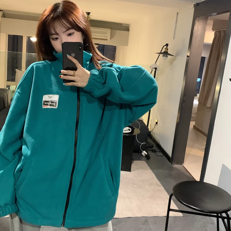 A Autumn and winter homemade embroidered round neck sweater coat women loose long-sleeved top coat casual
A Autumn and winter homemade embroidered round neck sweater coat women loose long-sleeved top coat casual