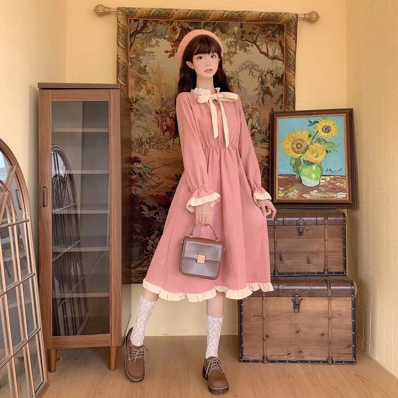 Elegant Vintage Sweet Maxi Dresses for Women Party Pink Midi Dress Female Casual Ruffled Slim Daily Woman Dress V-Neck
Elegant Vintage Sweet Maxi Dresses for Women Party Pink Midi Dress Female Casual Ruffled Slim Daily Woman Dress V-Neck