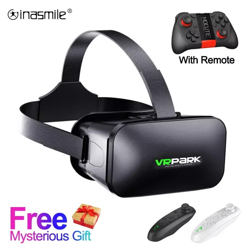 NEW Virtual Reality 3D VR Headset Smart Glasses Helmet for Smartphones Smart Video Game Binoculars with Controllers
NEW Virtual Reality 3D VR Headset Smart Glasses Helmet for Smartphones Smart Video Game Binoculars with Controllers