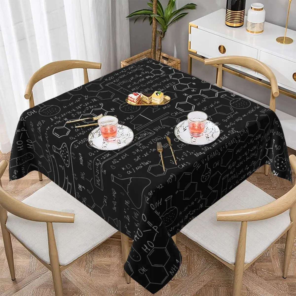 Science And Chemistry Tablecloth Water Resistant Table Cloth Decorative Table Cover for Dining Table Buffet Parties Camping
Science And Chemistry Tablecloth Water Resistant Table Cloth Decorative Table Cover for Dining Table Buffet Parties Camping