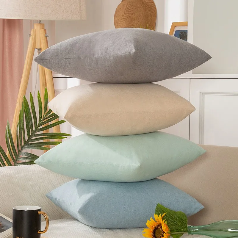 45*45CM Solid Color Decorative Cotton Linen Throw Pillow Case Cushion Cover Pillowcase for Couch Sofa Bed
45*45CM Solid Color Decorative Cotton Linen Throw Pillow Case Cushion Cover Pillowcase for Couch Sofa Bed