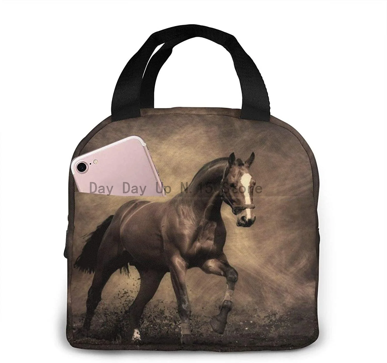 Waterproof Meal Prep Box With Zipper Vintage Horse Tote Lunch Bags Portable Insulated Lunch Box Container Cooler Bag
Waterproof Meal Prep Box With Zipper Vintage Horse Tote Lunch Bags Portable Insulated Lunch Box Container Cooler Bag