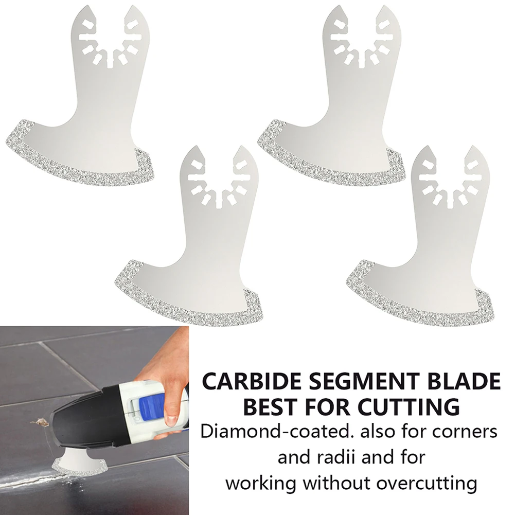 High Quality Multi Tool Saw Blades Sharp Saw Blades 4pcs 3.0 * 2.25 Inch 4pcs Diamond For Cement Tiles Oscillating
High Quality Multi Tool Saw Blades Sharp Saw Blades 4pcs 3.0 * 2.25 Inch 4pcs Diamond For Cement Tiles Oscillating