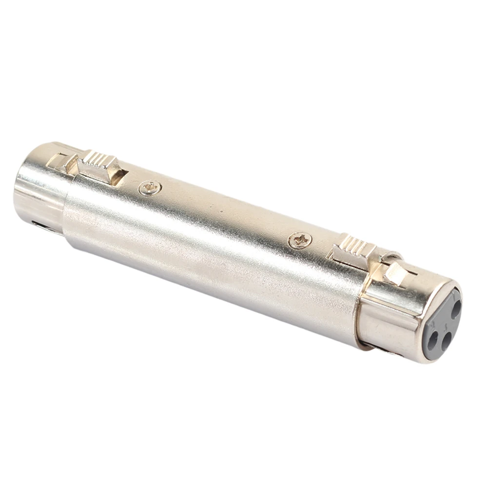 3-Pin XLR Female To Female Audio Connector Microphone Cable Adaptor Coupler Mic Connector Electric Instrument Parts
3-Pin XLR Female To Female Audio Connector Microphone Cable Adaptor Coupler Mic Connector Electric Instrument Parts