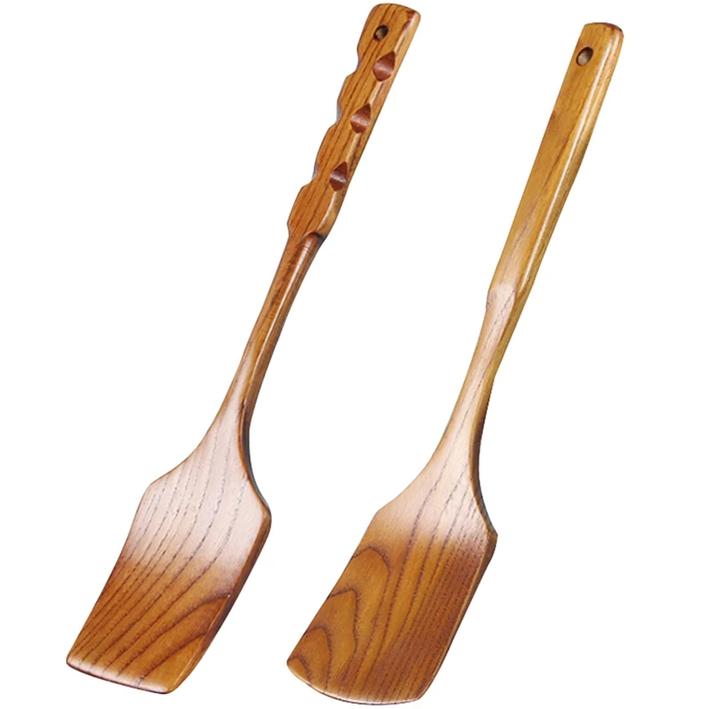 Wooden Utensils Kitchen Cooking Long Handle Spoon Spatula Non-Stick Eco-Friendly Portable Mixed Wood Tool Kitchen Accessories
Wooden Utensils Kitchen Cooking Long Handle Spoon Spatula Non-Stick Eco-Friendly Portable Mixed Wood Tool Kitchen Accessories