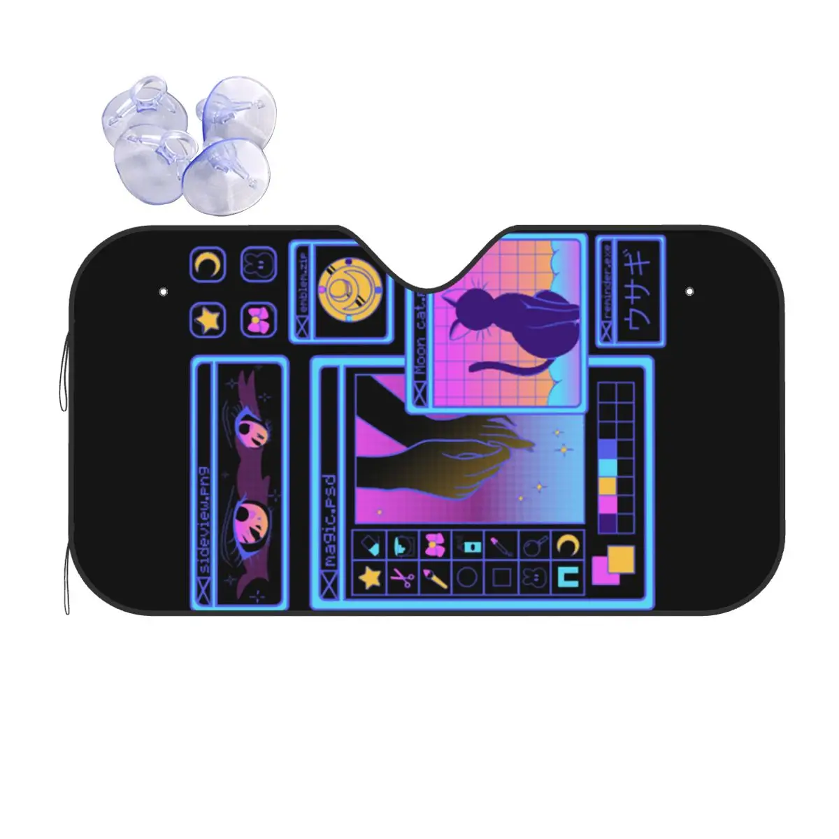 Sailor Moon Aesthetic Vintage Sunshade Windscreen 70x130cm Foils Sunshade Visor Blinds
Sailor Moon Aesthetic Vintage Sunshade Windscreen 70x130cm Foils Sunshade Visor Blinds
