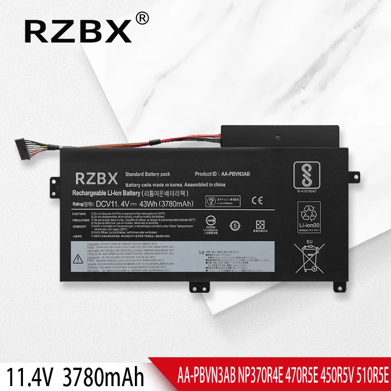 RZBX New AA-PBVN3AB Laptop Battery For SAMSUNG NP370R4E NP370R5E NP370R5V NP450R4E NP450R5E NP450R4V NP450R5V NP470R5E NP510R5E
RZBX New AA-PBVN3AB Laptop Battery For SAMSUNG NP370R4E NP370R5E NP370R5V NP450R4E NP450R5E NP450R4V NP450R5V NP470R5E NP510R5E