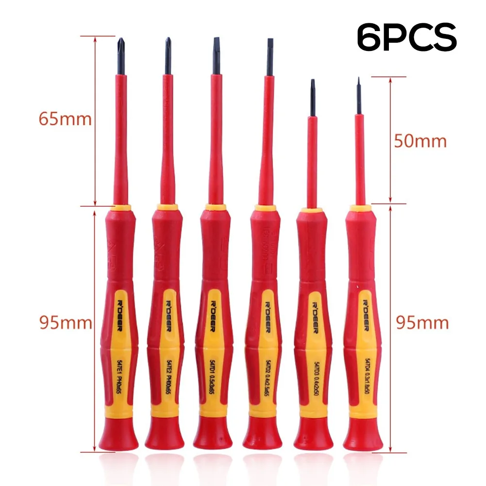 6pcs Insulated Screwdriver Set Screw Driver Bit Magnetic Phillipsss Slotted Screwdrivers Screw Holder For Electrician Hand Tools
6pcs Insulated Screwdriver Set Screw Driver Bit Magnetic Phillipsss Slotted Screwdrivers Screw Holder For Electrician Hand Tools