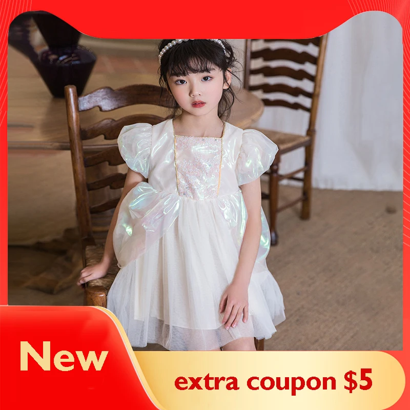 3-12Year Teenager Girls Summer Dress Children Clothing Fashion Puff Sleeve Patchwork Tutu Party Prom Gown Kids Bright Vestidos
3-12Year Teenager Girls Summer Dress Children Clothing Fashion Puff Sleeve Patchwork Tutu Party Prom Gown Kids Bright Vestidos