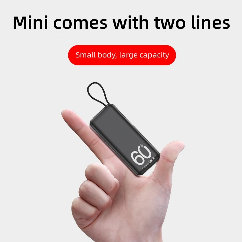 5000mAh Self-contained Cable Mini Capsule Power Bank Portable Power Bank Pocket Power Bank 2.1A Fast Charging For Apple Xiaomi
5000mAh Self-contained Cable Mini Capsule Power Bank Portable Power Bank Pocket Power Bank 2.1A Fast Charging For Apple Xiaomi