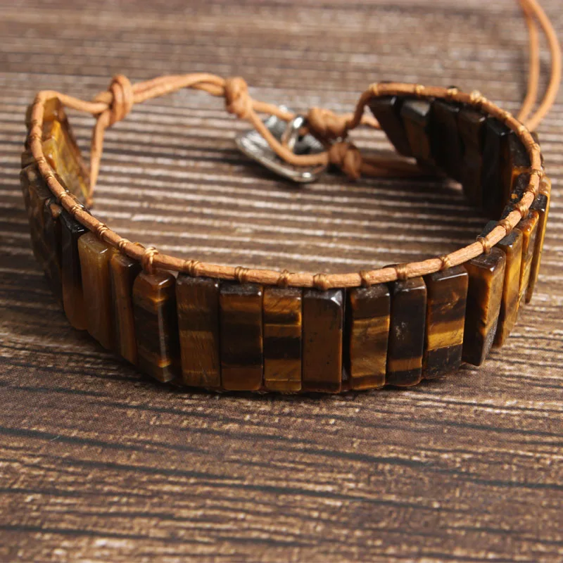 Natural Bracelet 4x13mm Rectangular Column Yellow Tiger Eye Braided Bracelet For Diy Jewelry Women And Men Amulet Accessories
Natural Bracelet 4x13mm Rectangular Column Yellow Tiger Eye Braided Bracelet For Diy Jewelry Women And Men Amulet Accessories