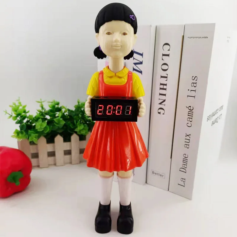 Squid Game Can Fire Bullets Can Turn Head Doll Clock Horror Sound Squid Game Clock Часы Настенные Squid Game Alarm Clock
Squid Game Can Fire Bullets Can Turn Head Doll Clock Horror Sound Squid Game Clock Часы Настенные Squid Game Alarm Clock