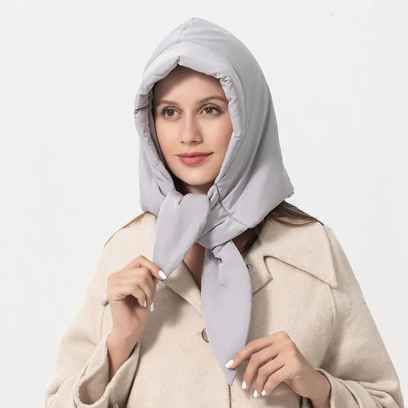 2022 New Female Literary Fashion Quilted Headscarf Puffer Scarf Windproof Ear Protection Beanies Winter Puff Neck Scarf-Hood
2022 New Female Literary Fashion Quilted Headscarf Puffer Scarf Windproof Ear Protection Beanies Winter Puff Neck Scarf-Hood