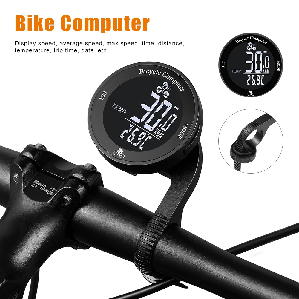 Wireless Bicycle Computer Waterproof Odometer Mountain Bike Speedometer With LCD Screen Backlight Cycling Accessories
Wireless Bicycle Computer Waterproof Odometer Mountain Bike Speedometer With LCD Screen Backlight Cycling Accessories