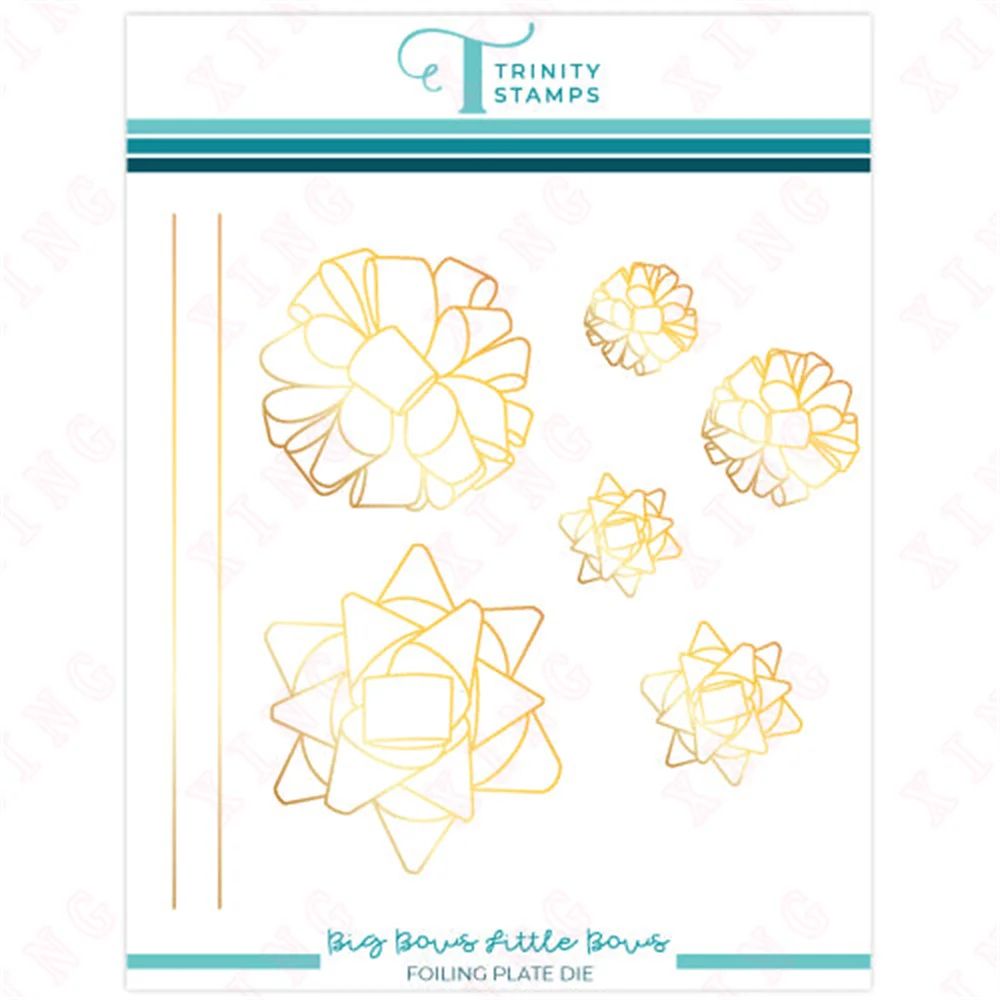 Christmas Metal Cutting Die Hot foil Diy Scrapbook Decoration Embossing Mold New Album Card Big Bows Little Bows Foiling Die Set
Christmas Metal Cutting Die Hot foil Diy Scrapbook Decoration Embossing Mold New Album Card Big Bows Little Bows Foiling Die Set